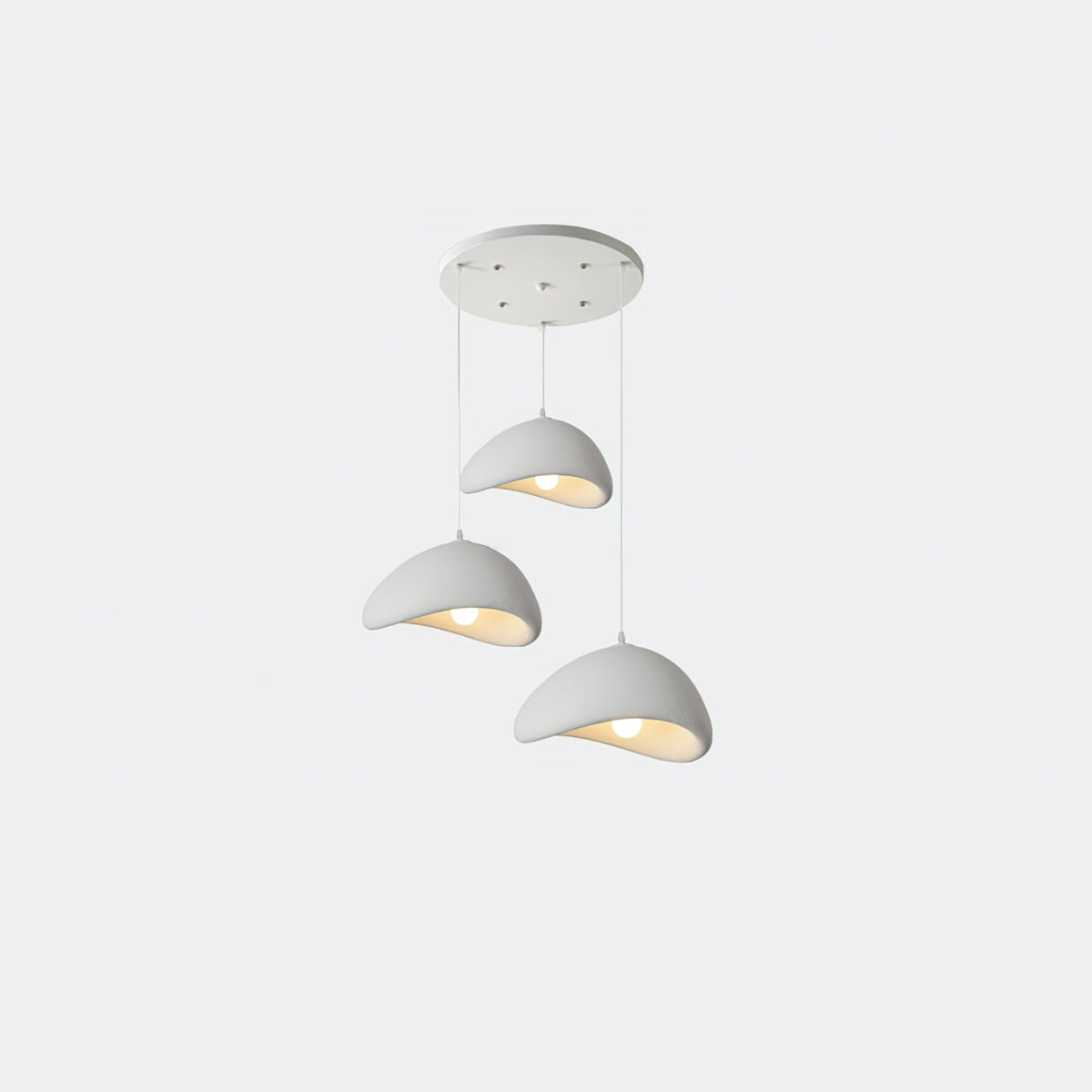 Fentor lampa wisząca Cloud biały minimalistyczna