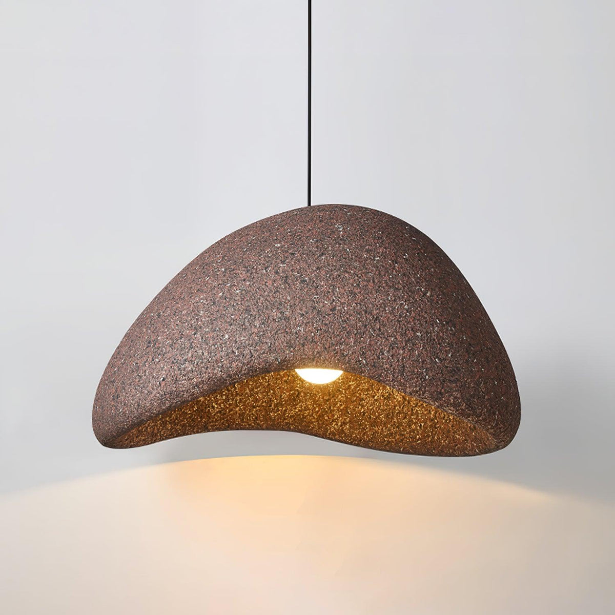 Tsukiyo Wabi-Sabi żyrandol z kloszem w kształcie chmury