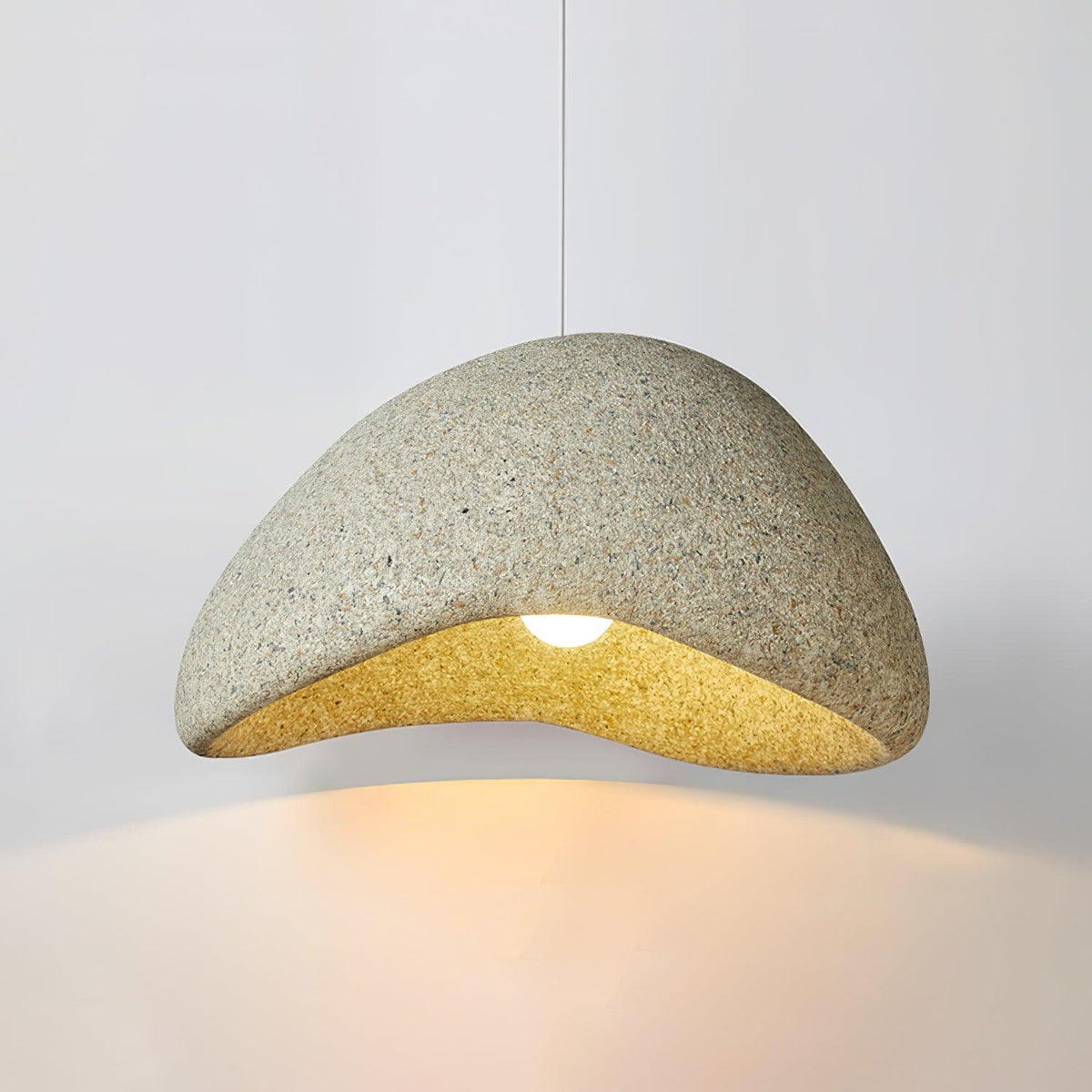 Tsukiyo Wabi-Sabi żyrandol z kloszem w kształcie chmury