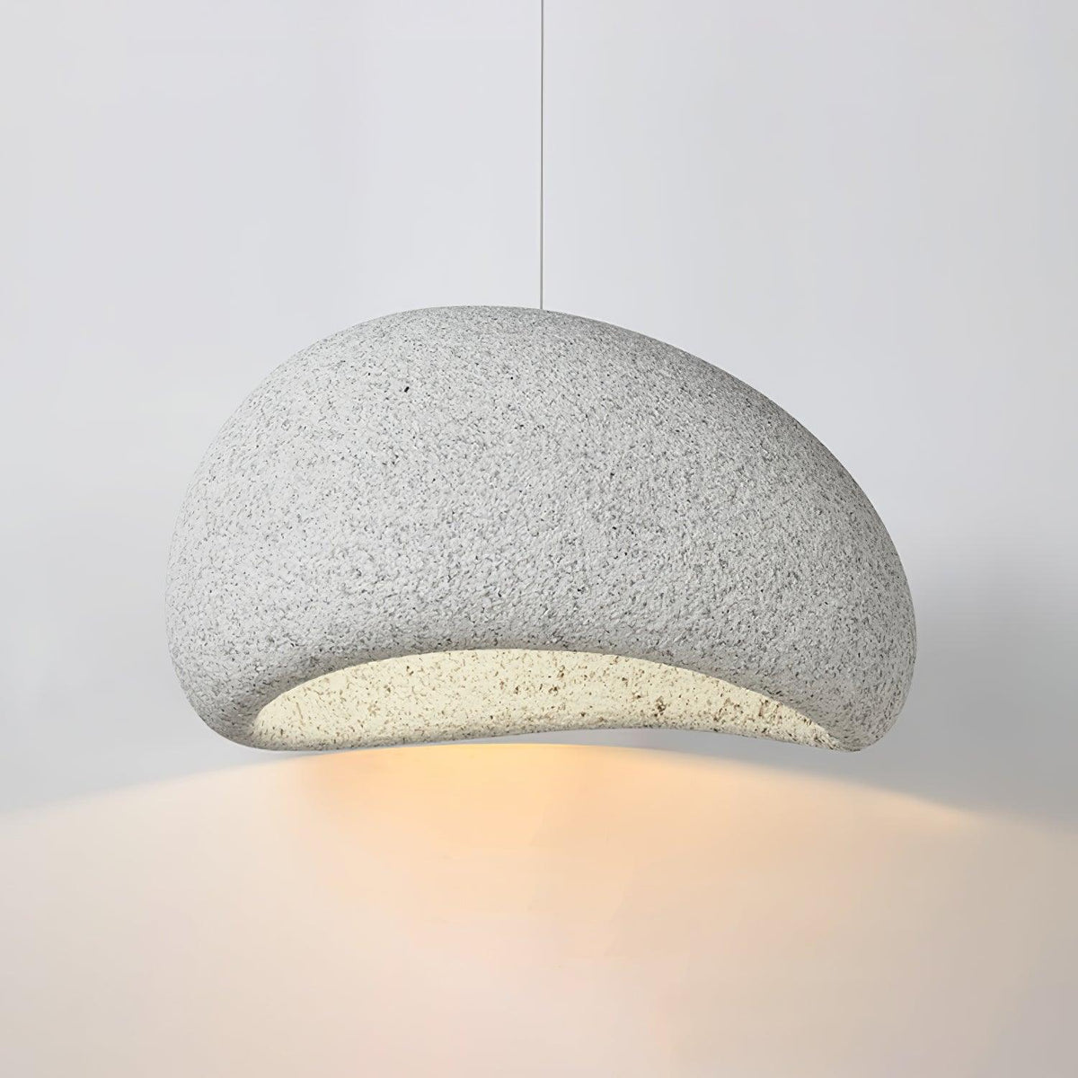 Tsukiyo Wabi-Sabi żyrandol z kloszem w kształcie chmury