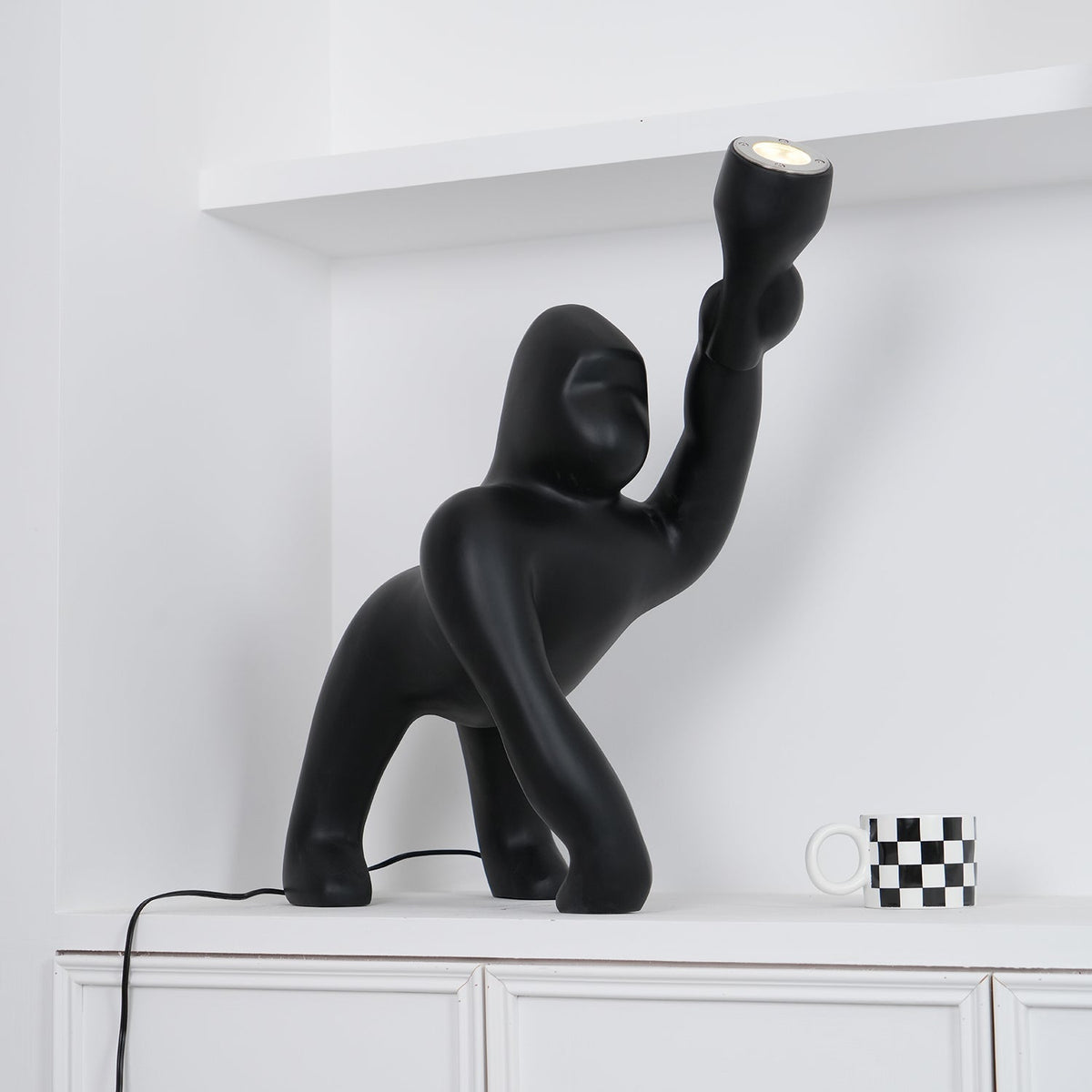 Gorilla zewnętrzna lampa stojąca