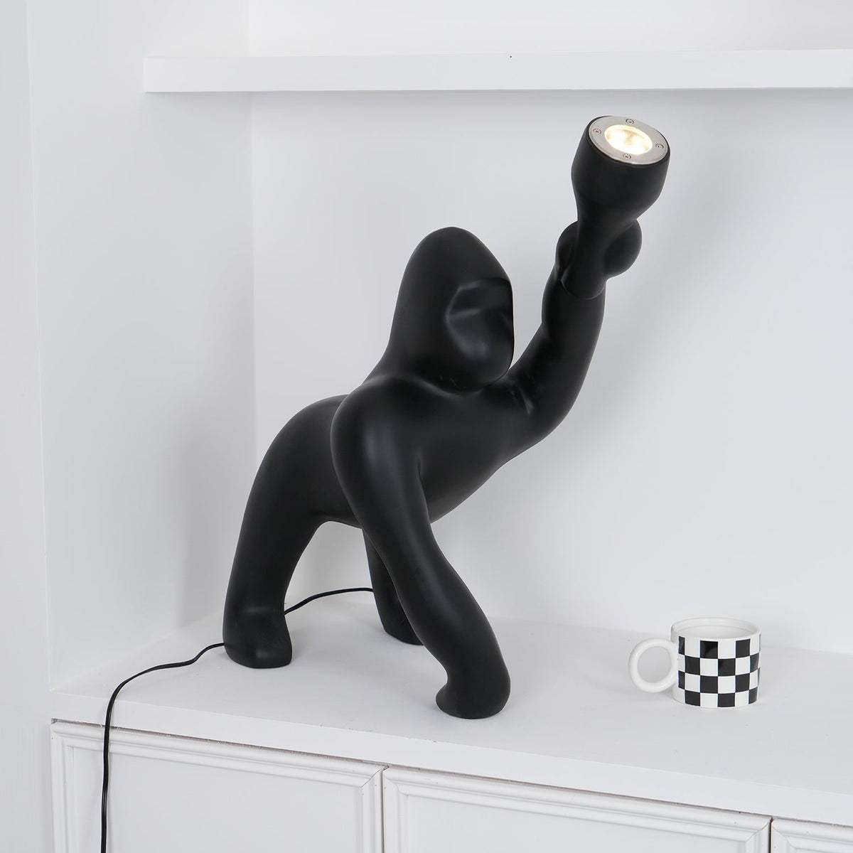 Gorilla zewnętrzna lampa stojąca