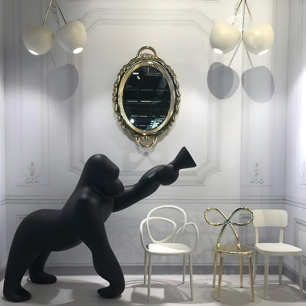 Gorilla zewnętrzna lampa stojąca