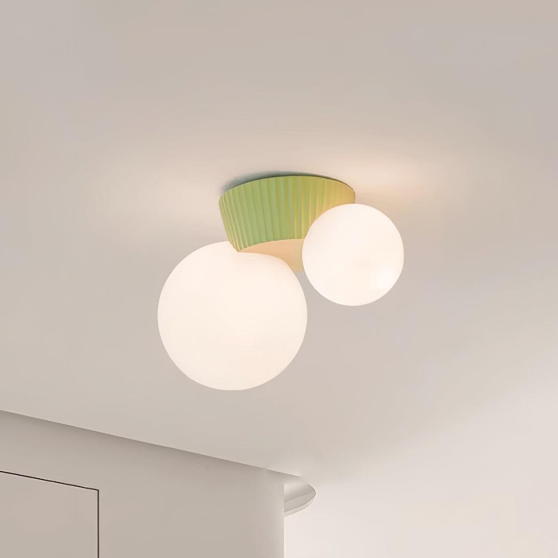 Tovae lampa sufitowa Playful Asymmetry ze szkła