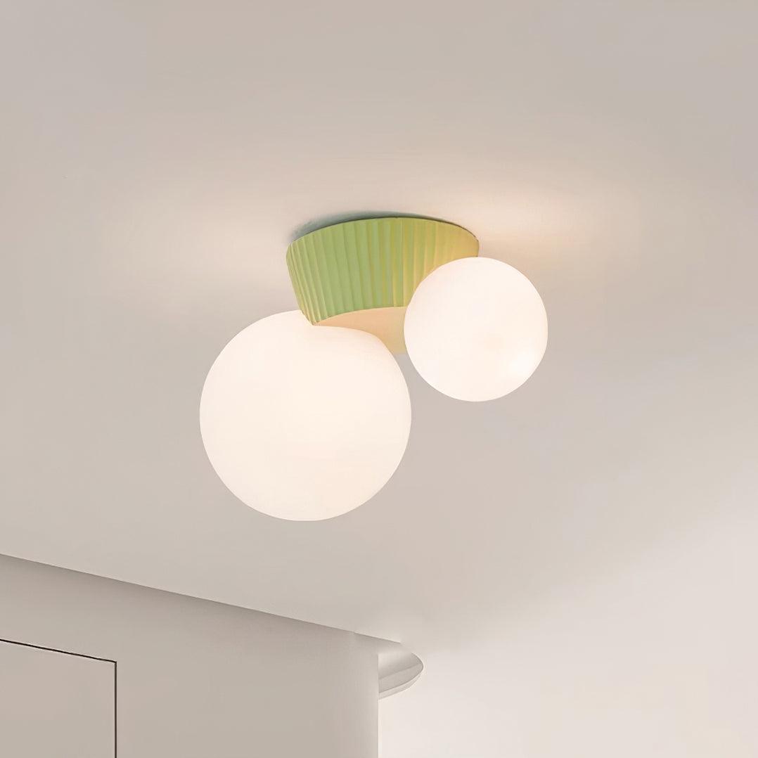 Tovae lampa sufitowa Playful Asymmetry ze szkła