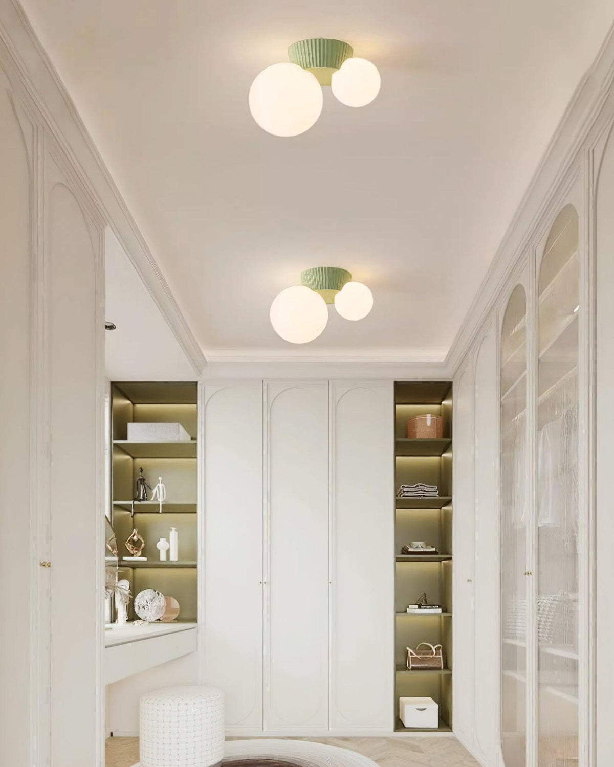 Tovae lampa sufitowa Playful Asymmetry ze szkła