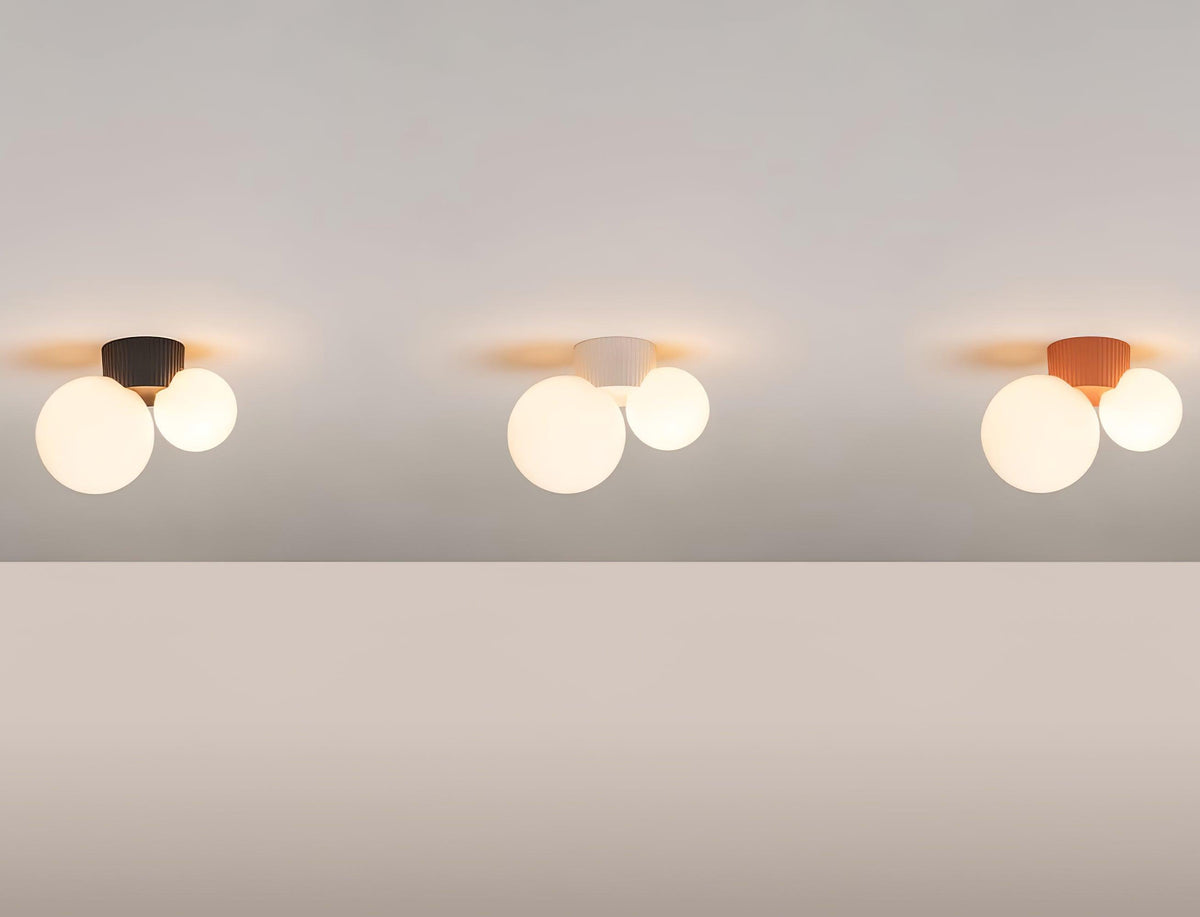 Tovae lampa sufitowa Playful Asymmetry ze szkła