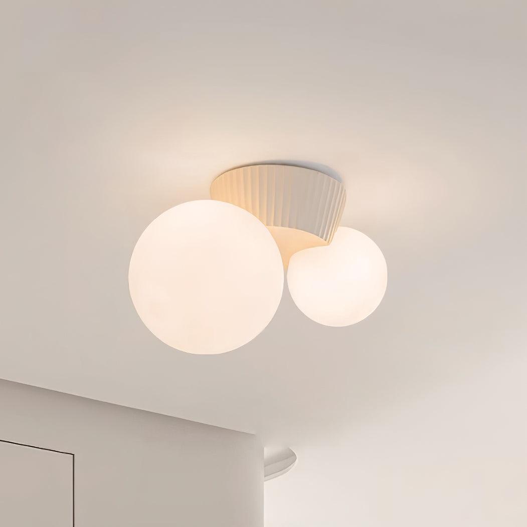 Tovae lampa sufitowa Playful Asymmetry ze szkła
