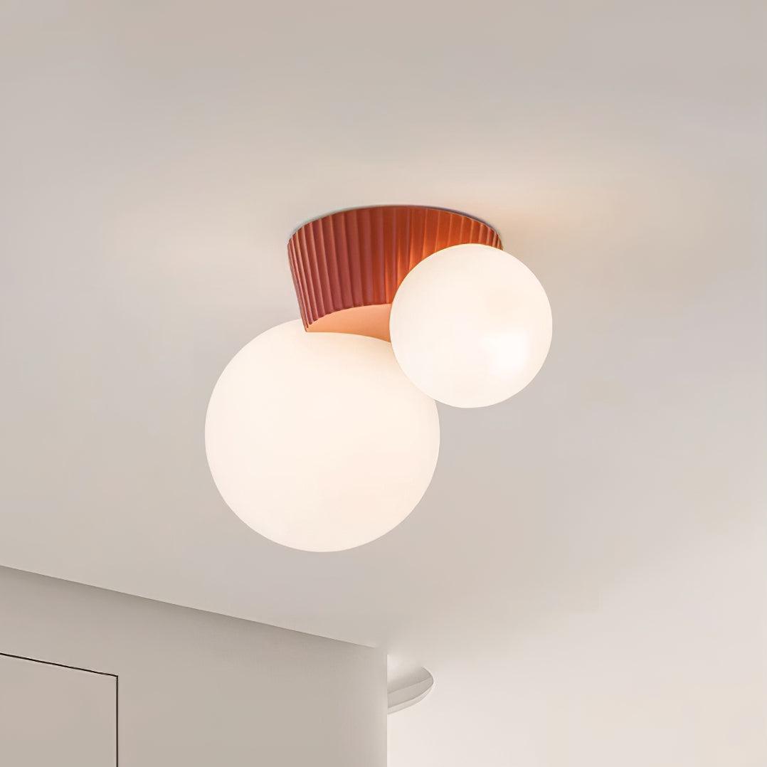 Tovae lampa sufitowa Playful Asymmetry ze szkła