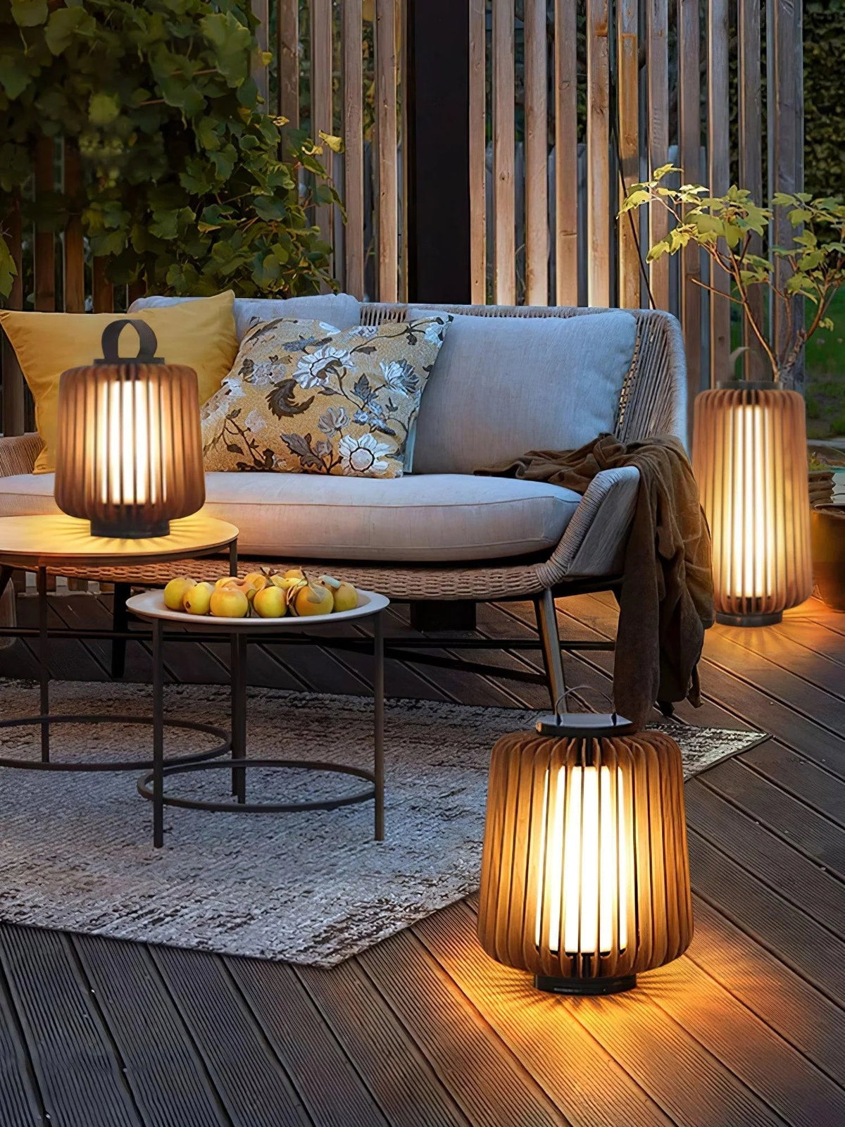 Lampa stołowa Teak Wood
