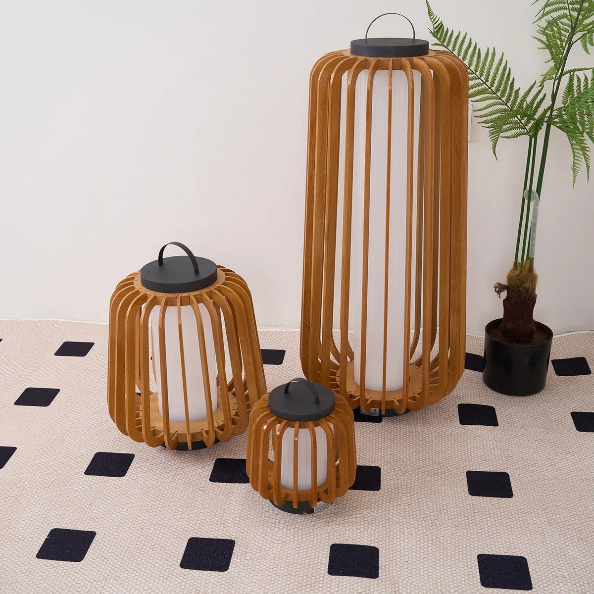Lampa stołowa Teak Wood