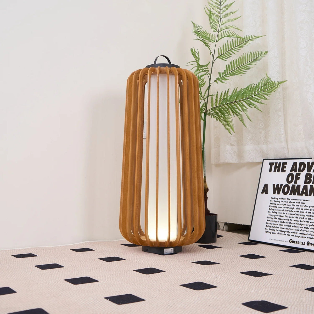 Lampa stołowa Teak Wood