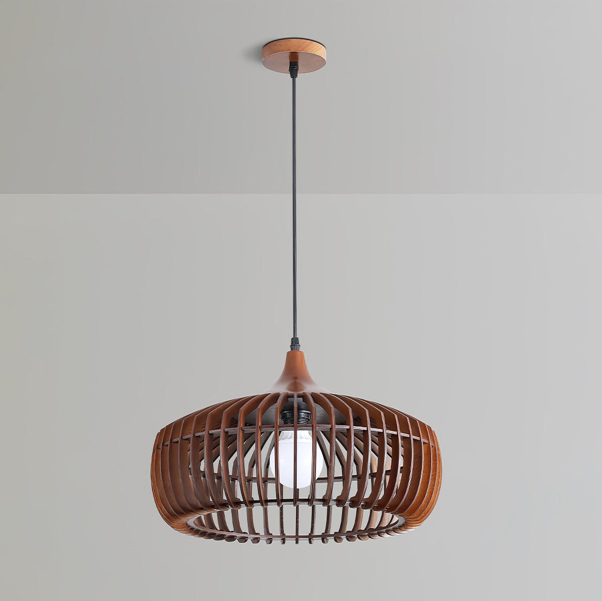 Lixu żyrandol drewniany w stylu retro