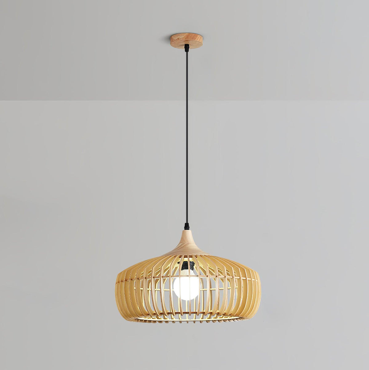 Lixu żyrandol drewniany w stylu retro