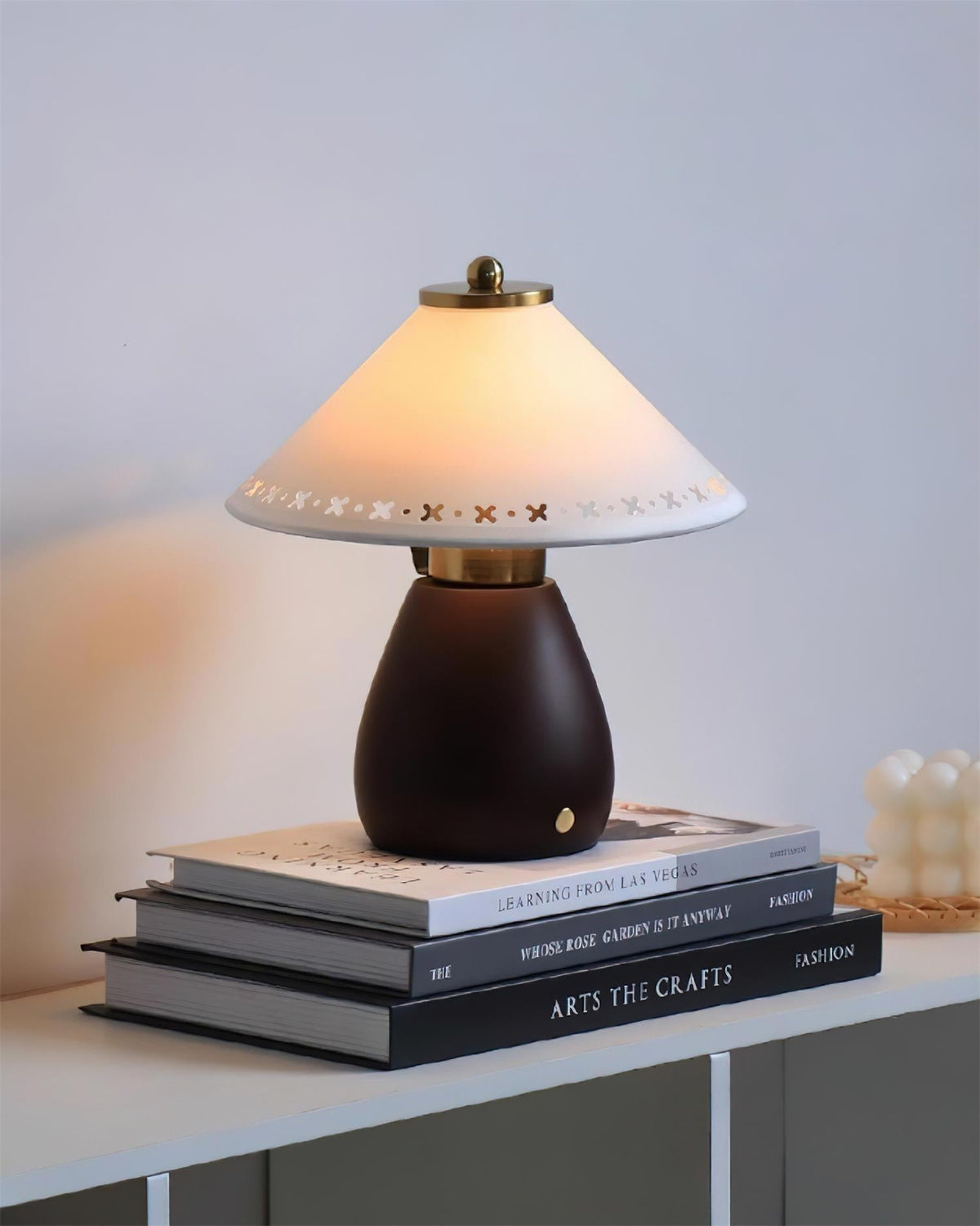 Moire lampa stołowa