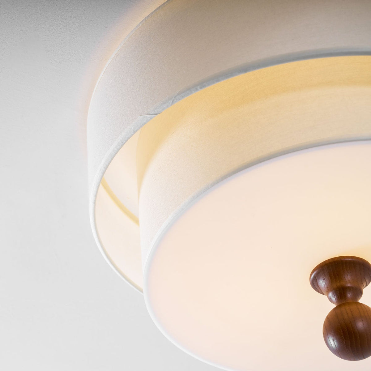 Serelira Dovemont wielowarstwowa lampa sufitowa z płótna
