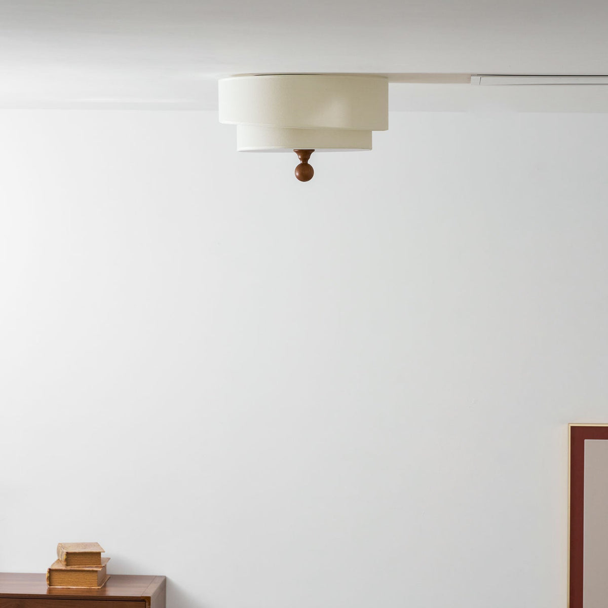 Serelira Dovemont wielowarstwowa lampa sufitowa z płótna