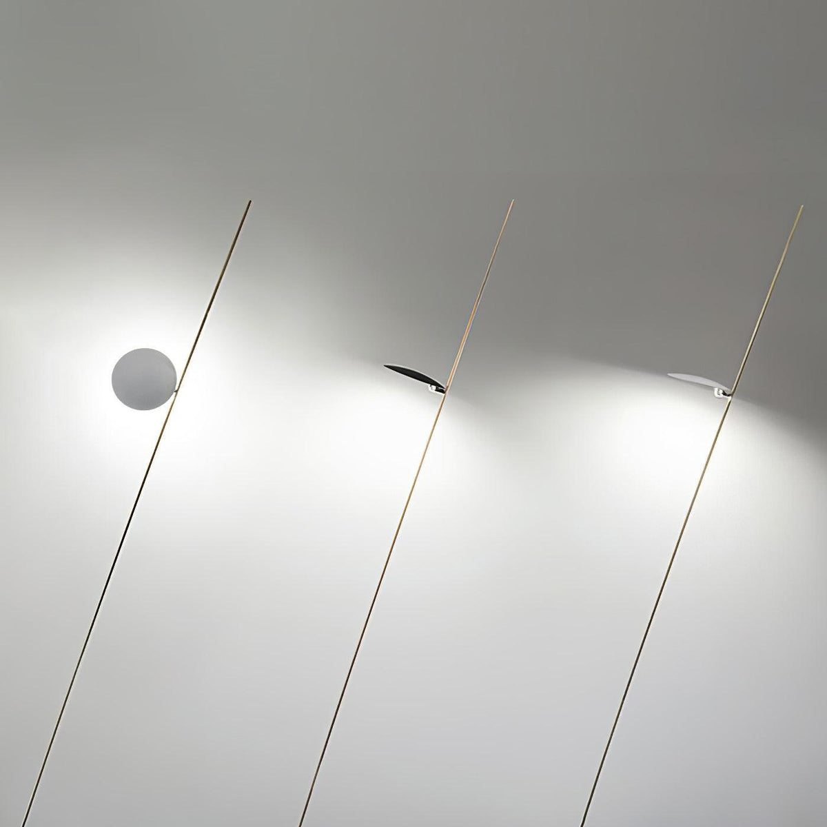 Axial Ray rzeźbiarska lampa stojąca