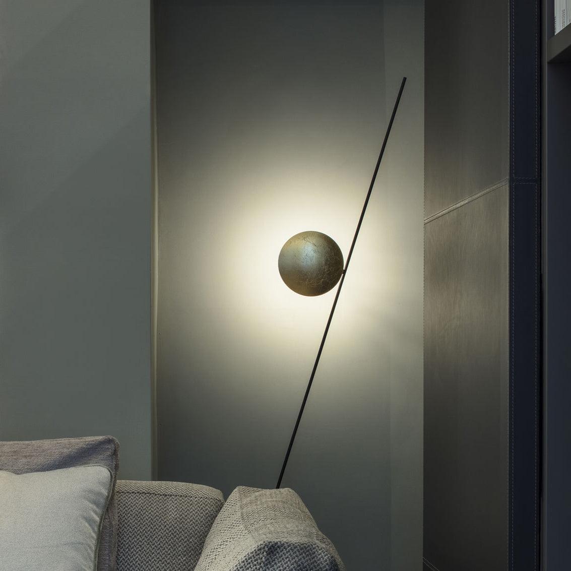 Axial Ray rzeźbiarska lampa stojąca