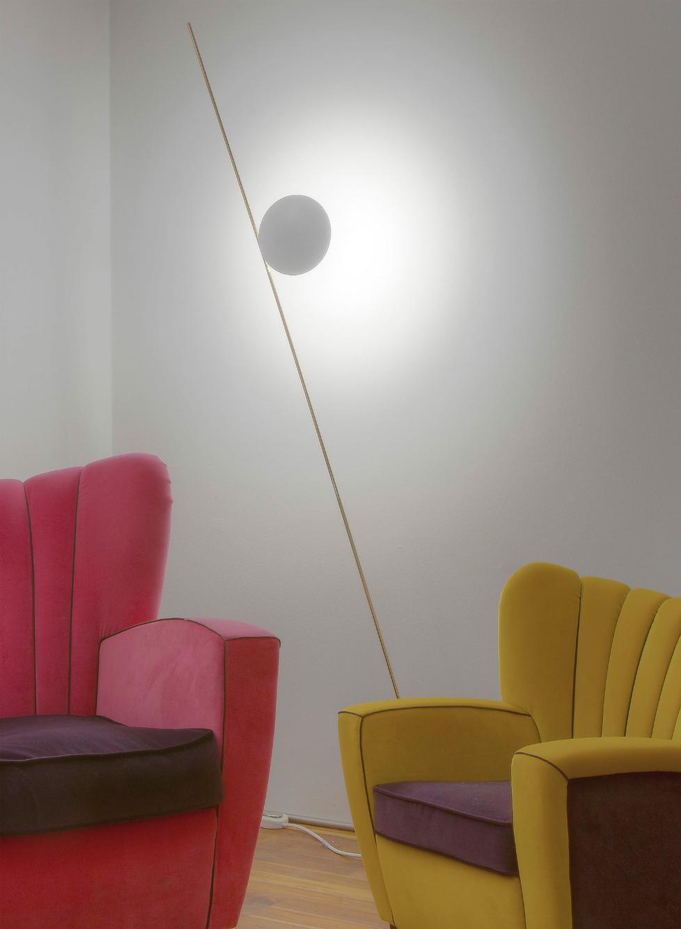 Axial Ray rzeźbiarska lampa stojąca