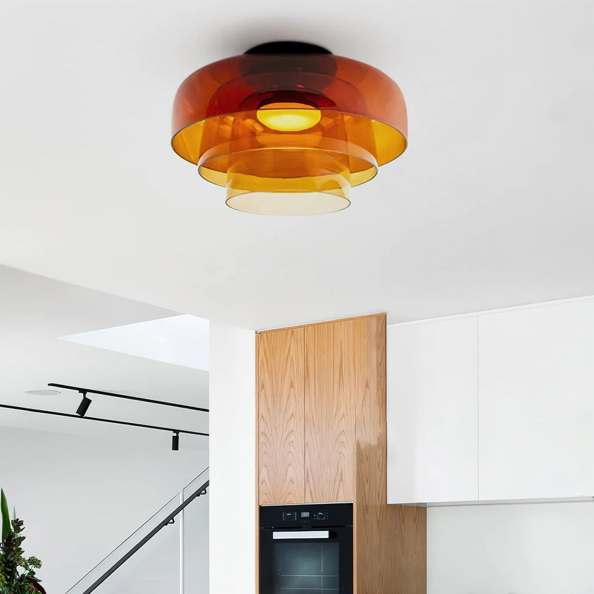Miroriella lampa sufitowa warstwowo elegancka ciepła