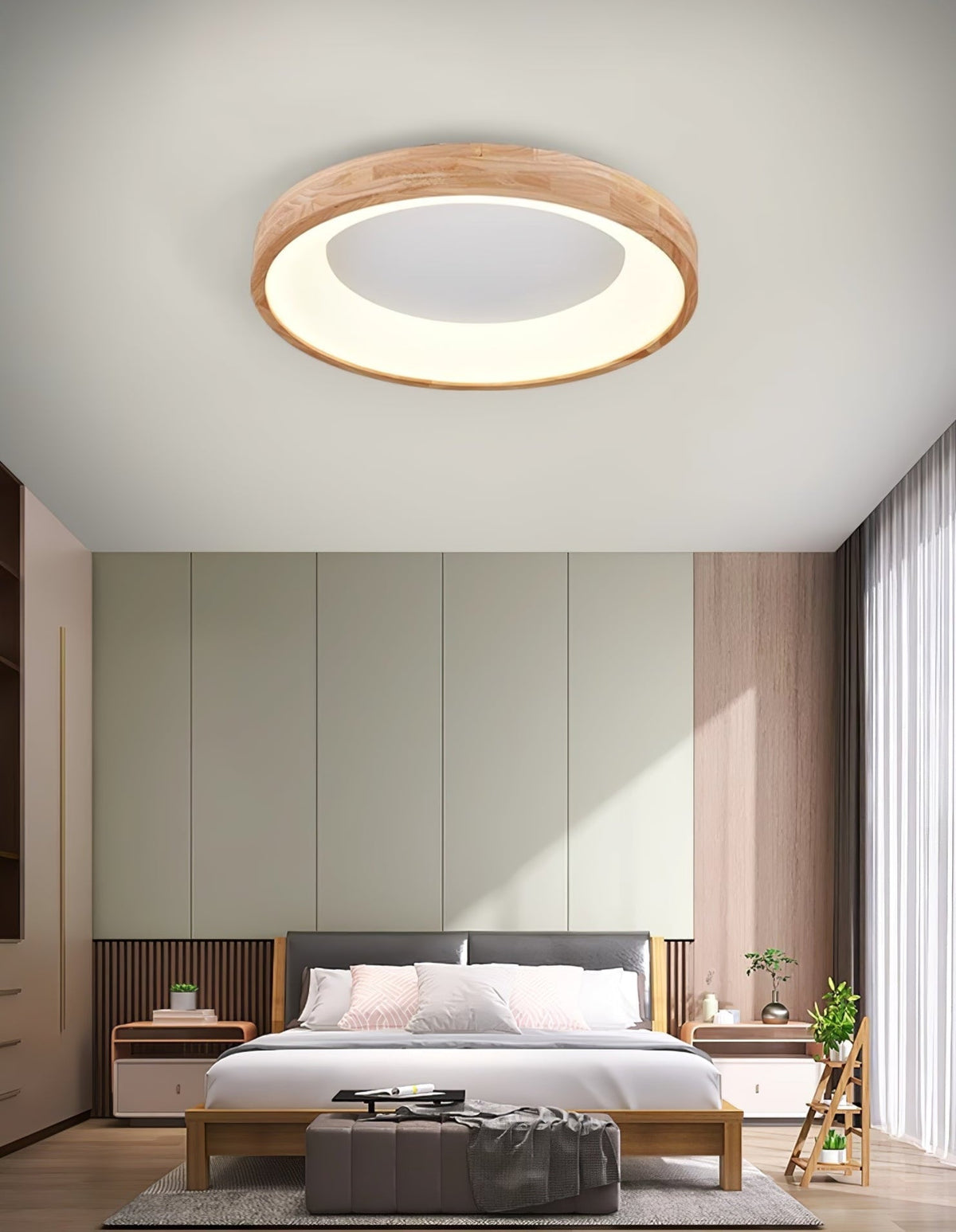 Uphae nowoczesna lampa sufitowa w stylu minimalistycznym ze szkła