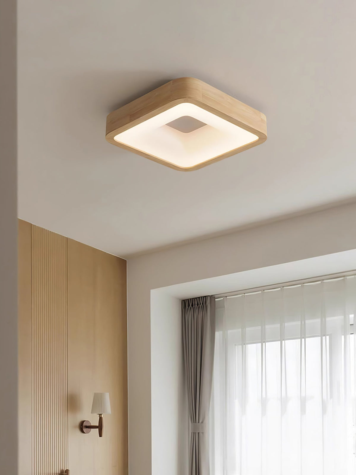 Uphae nowoczesna lampa sufitowa w stylu minimalistycznym ze szkła