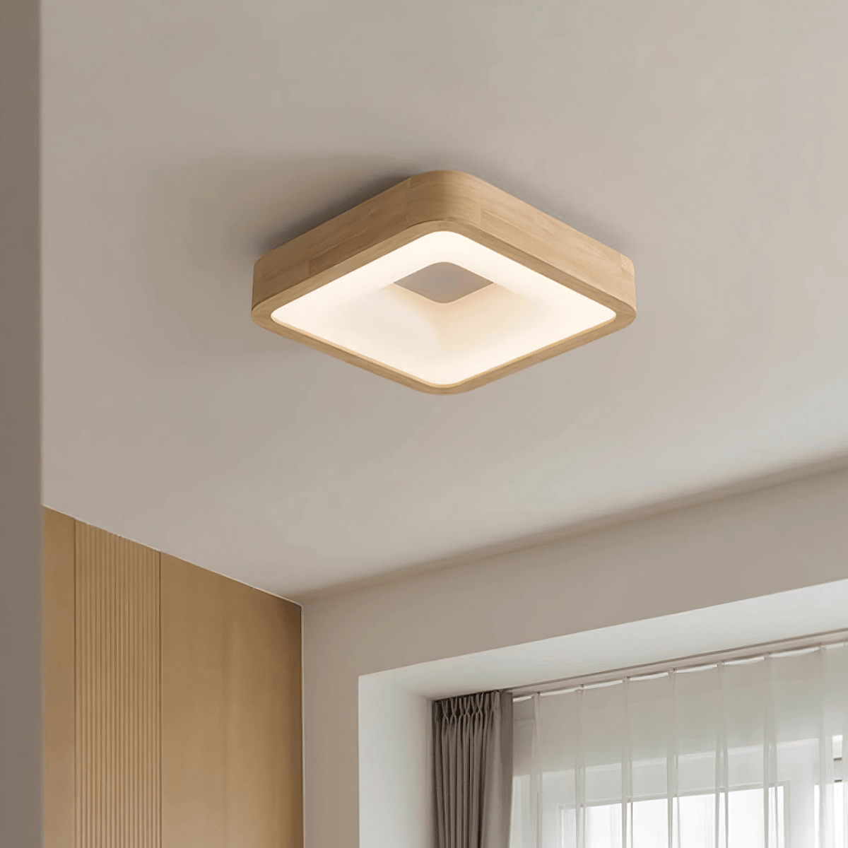 Uphae nowoczesna lampa sufitowa w stylu minimalistycznym ze szkła