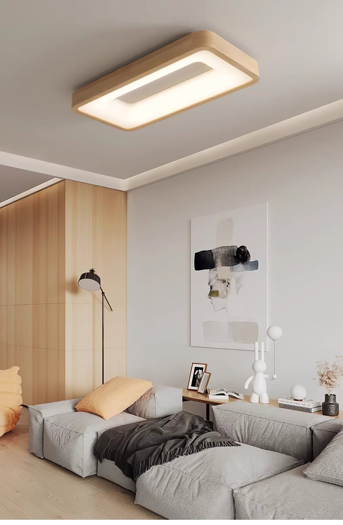 Uphae nowoczesna lampa sufitowa w stylu minimalistycznym ze szkła