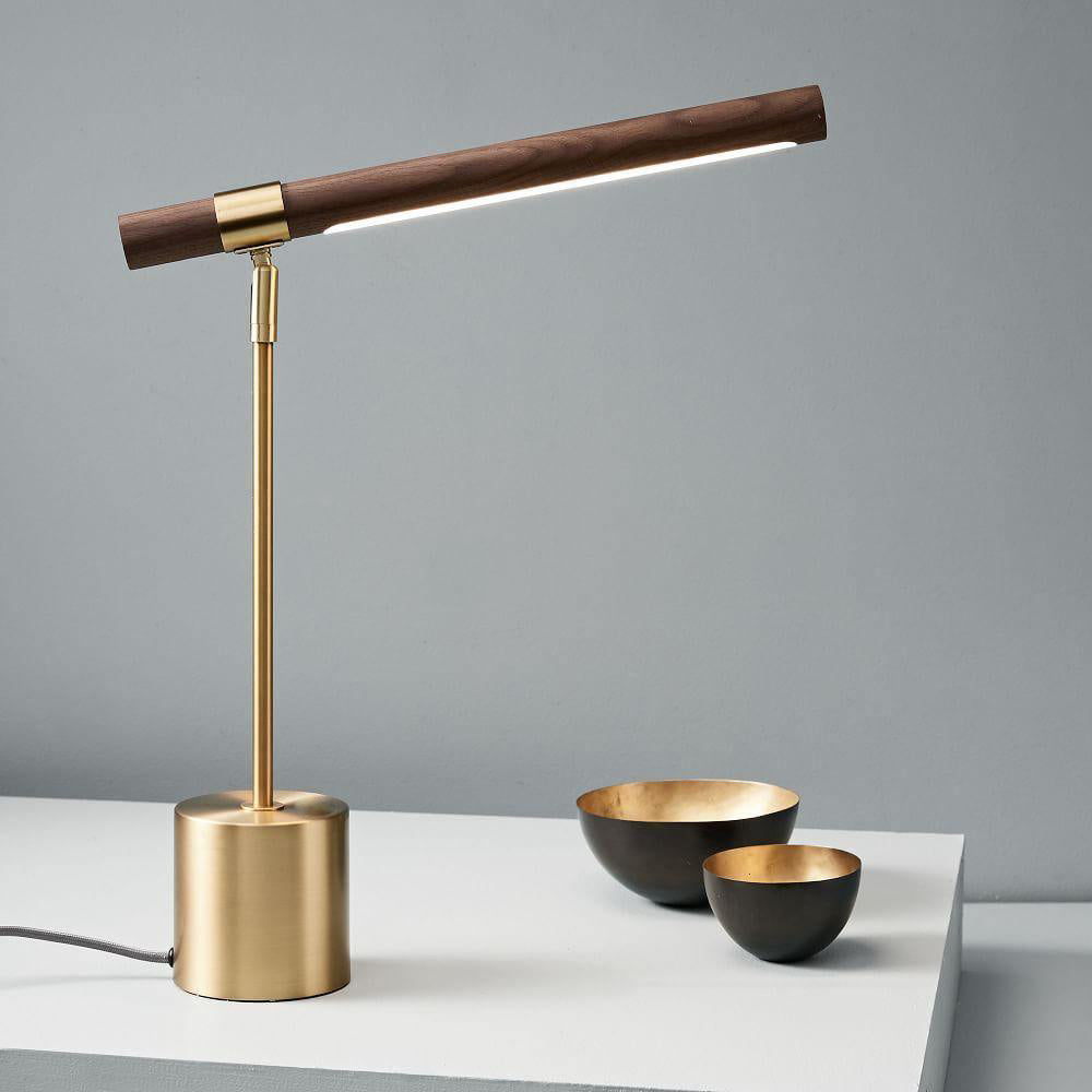 Elauine minimalistyczna lampa stołowa liniowa