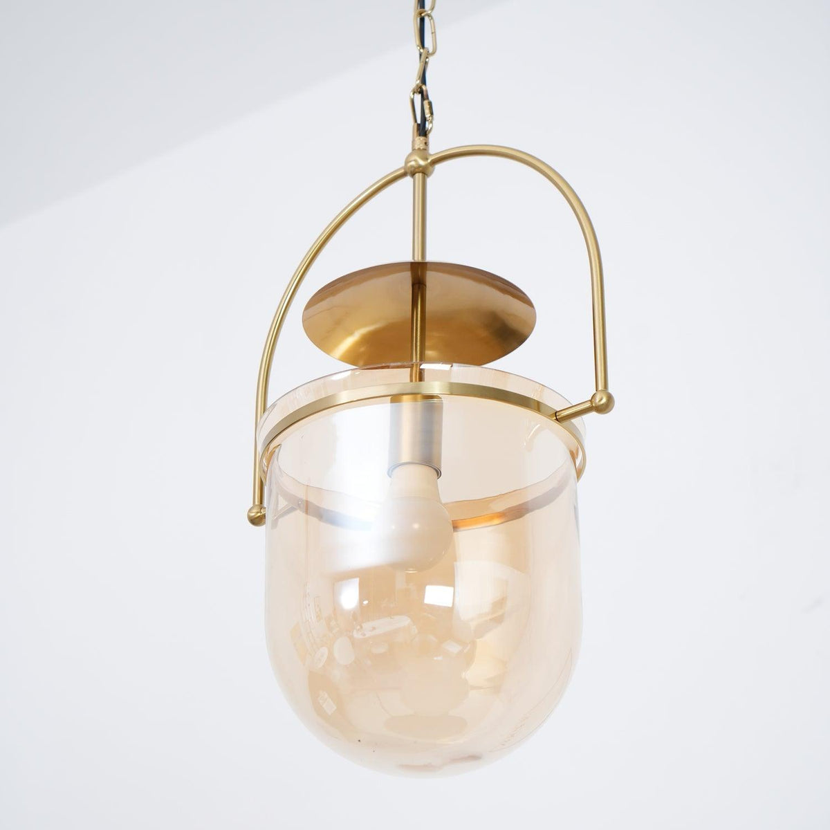 Lampa wisząca Velanaya ze szkła z mosiądzu w stylu vintage do salonu