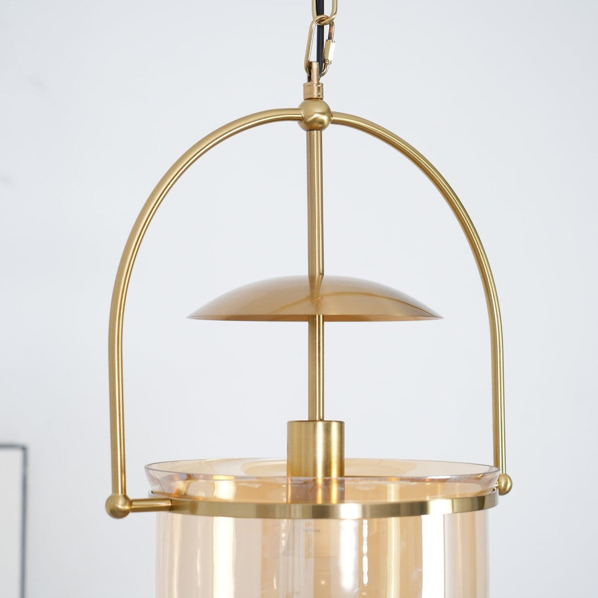 Lampa wisząca Velanaya ze szkła z mosiądzu w stylu vintage do salonu