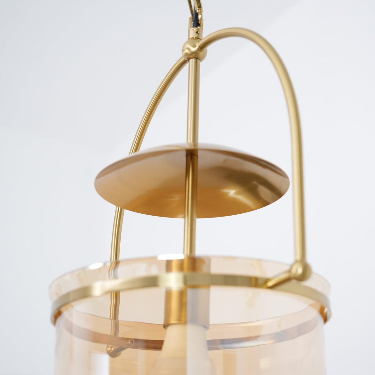 Lampa wisząca Velanaya ze szkła z mosiądzu w stylu vintage do salonu