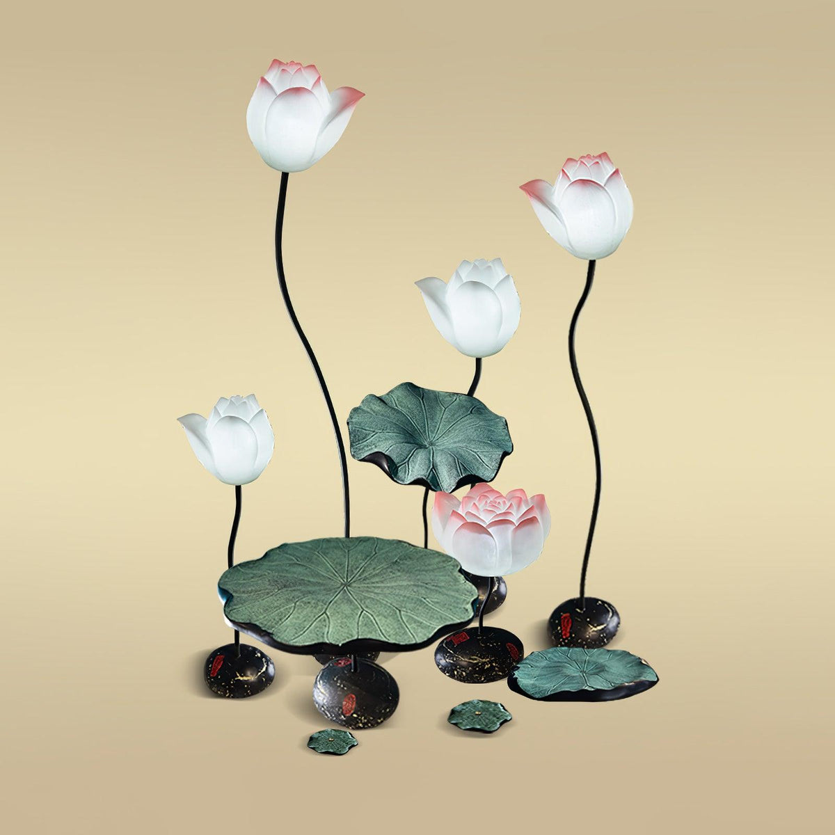 Arixen elegancka lampa stojąca Lotus