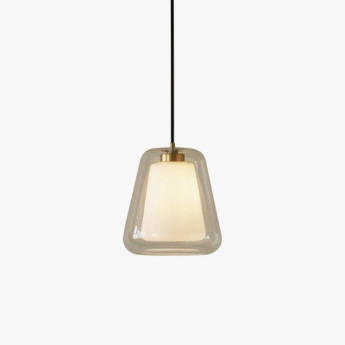 Ate złota lampa wisząca w stylu nowoczesnym