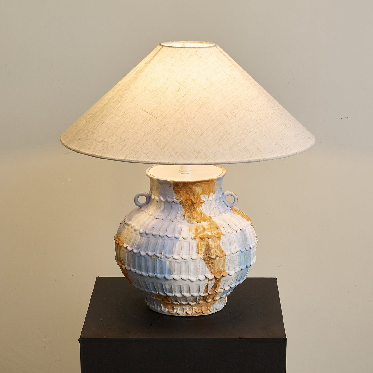 Artisan Rustic ceramika lampa stołowa