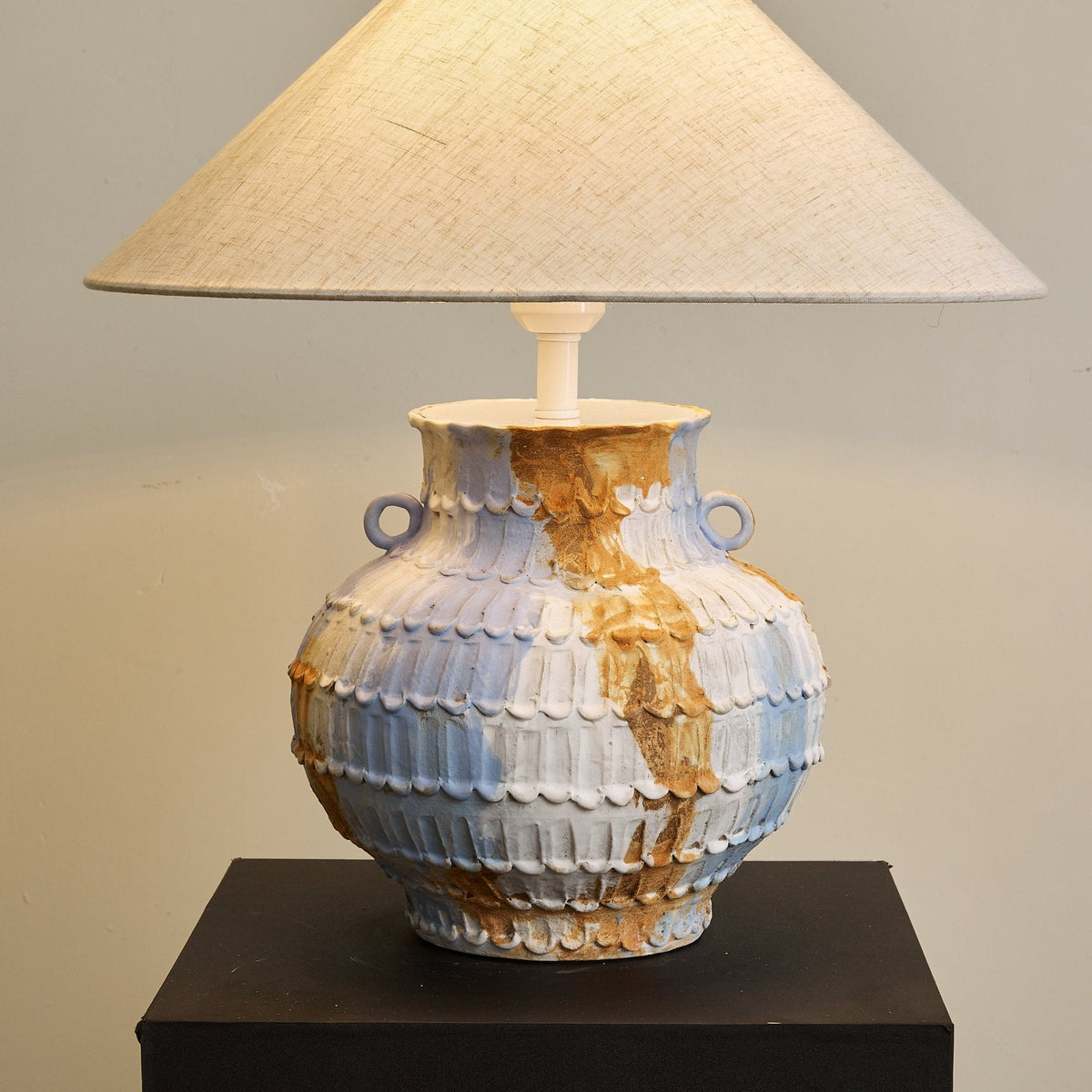 Artisan Rustic ceramika lampa stołowa