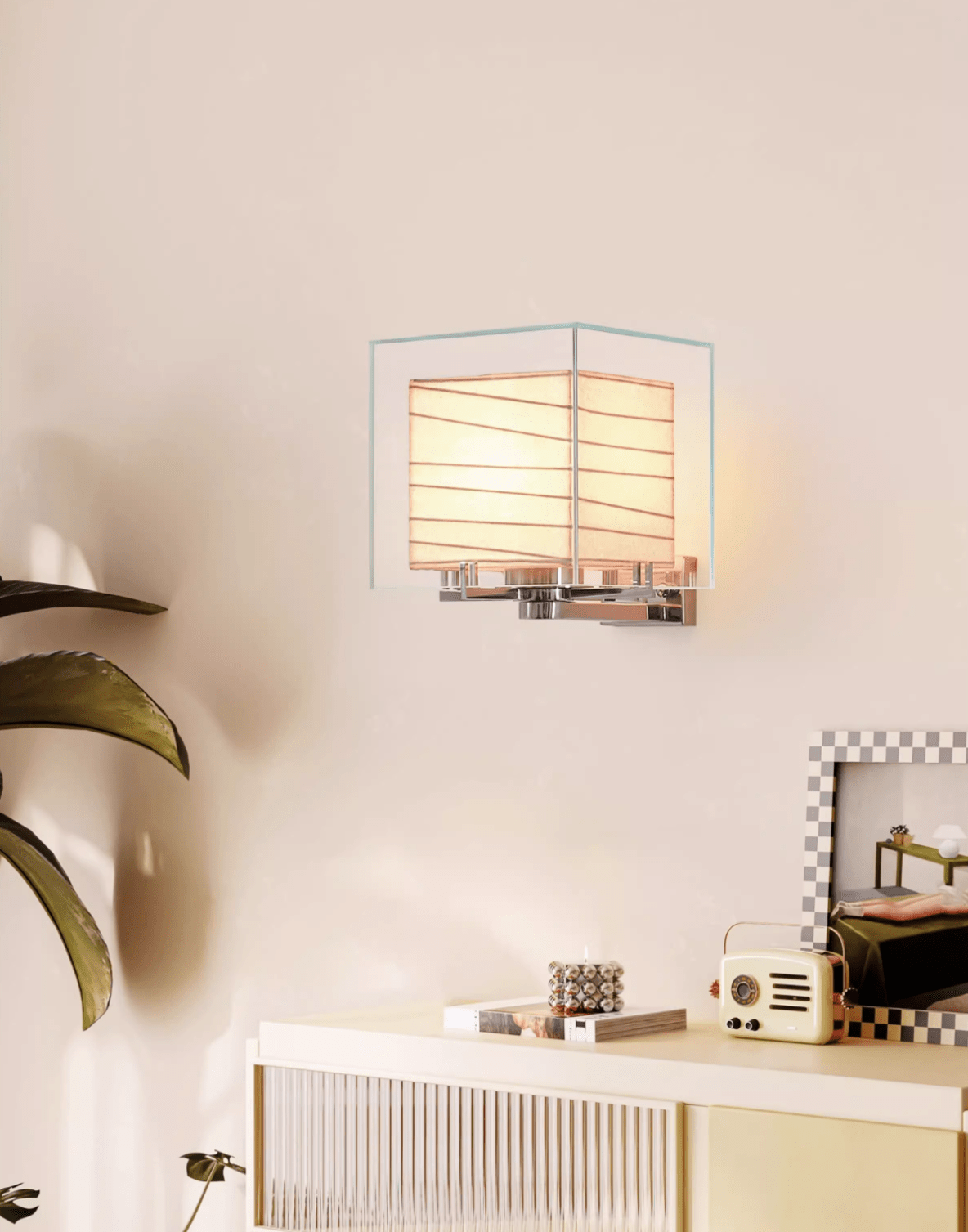 Kinkiet Lumo Cube Wall Lamp Mirglow