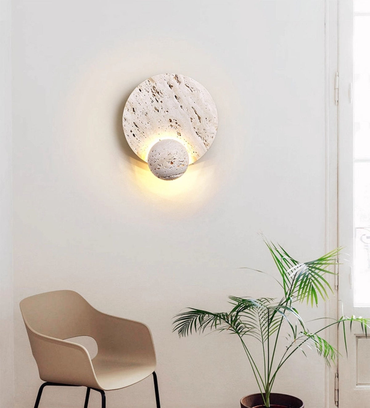 Norivaine Eclipse Travertine kinkiet