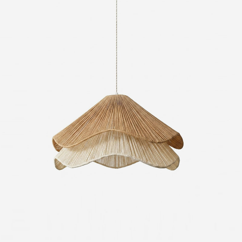 Lotus lampa wisząca z juty