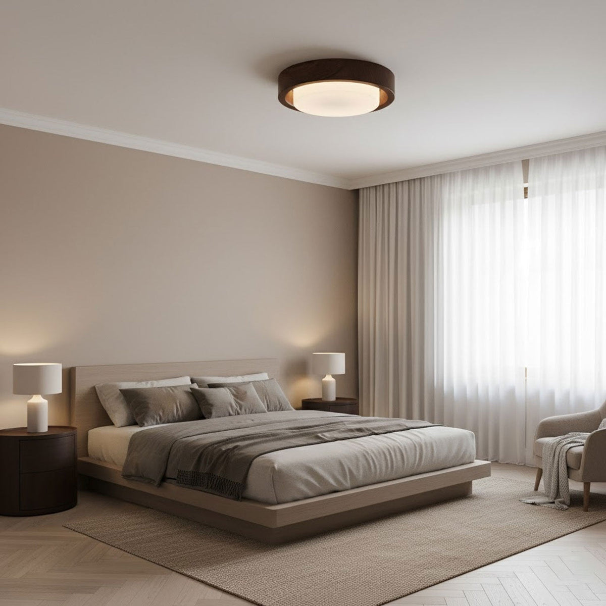 Terienine Lunor Ring lampa sufitowa