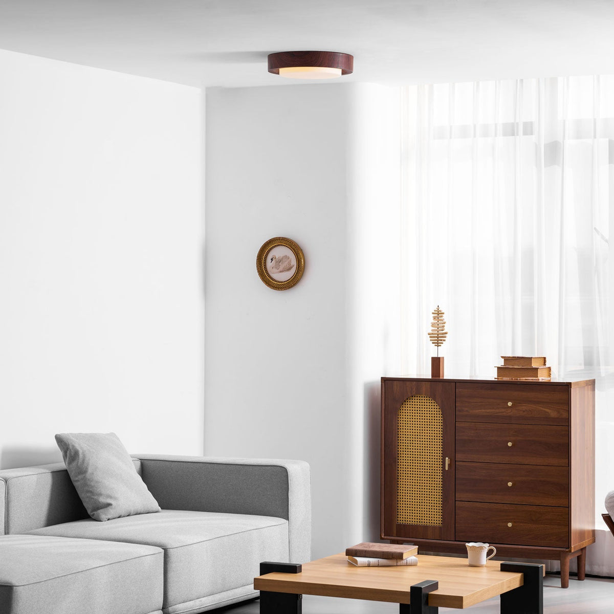 Terienine Lunor Ring lampa sufitowa