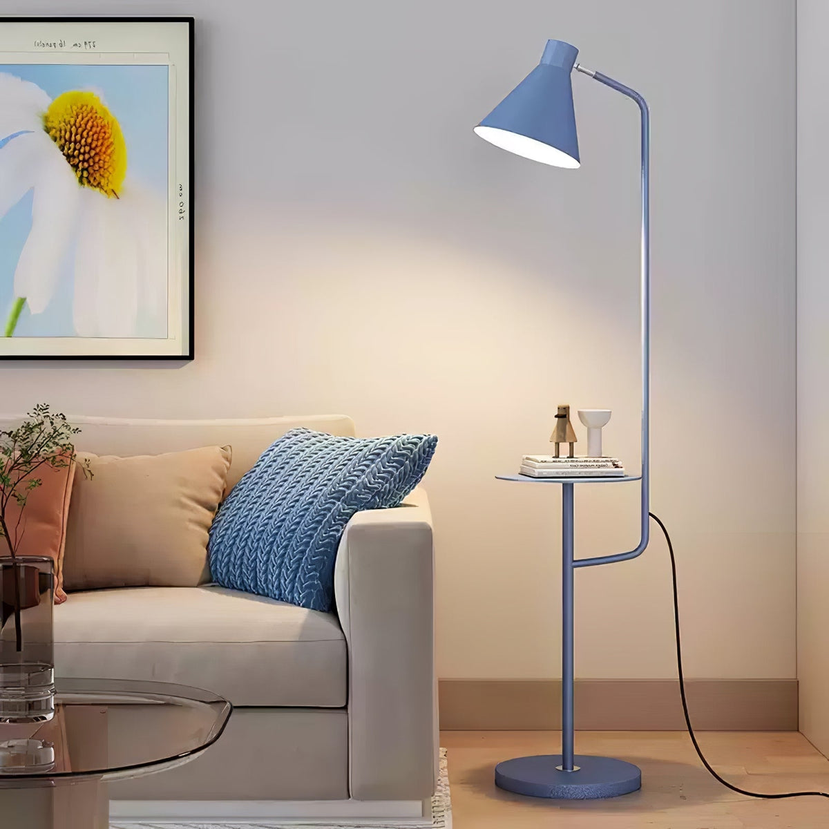 Nerylon lampa stojąca Macaroon