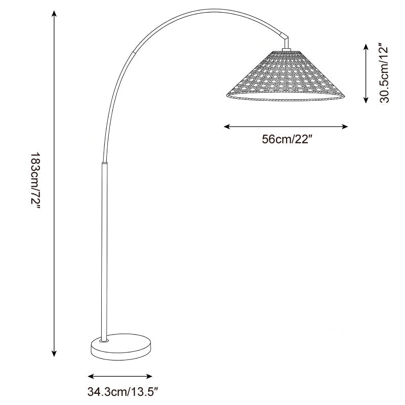 Arche lampa stojąca