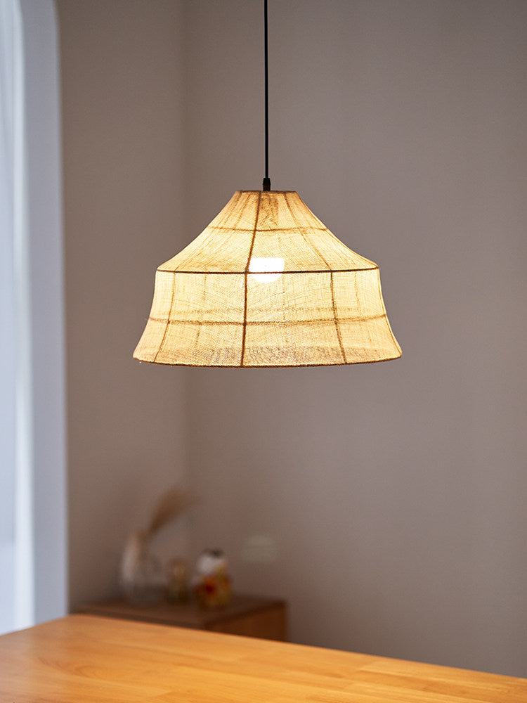Kirkhurst Lampa wisząca z włókna tkanego