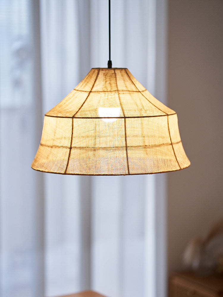 Kirkhurst Lampa wisząca z włókna tkanego