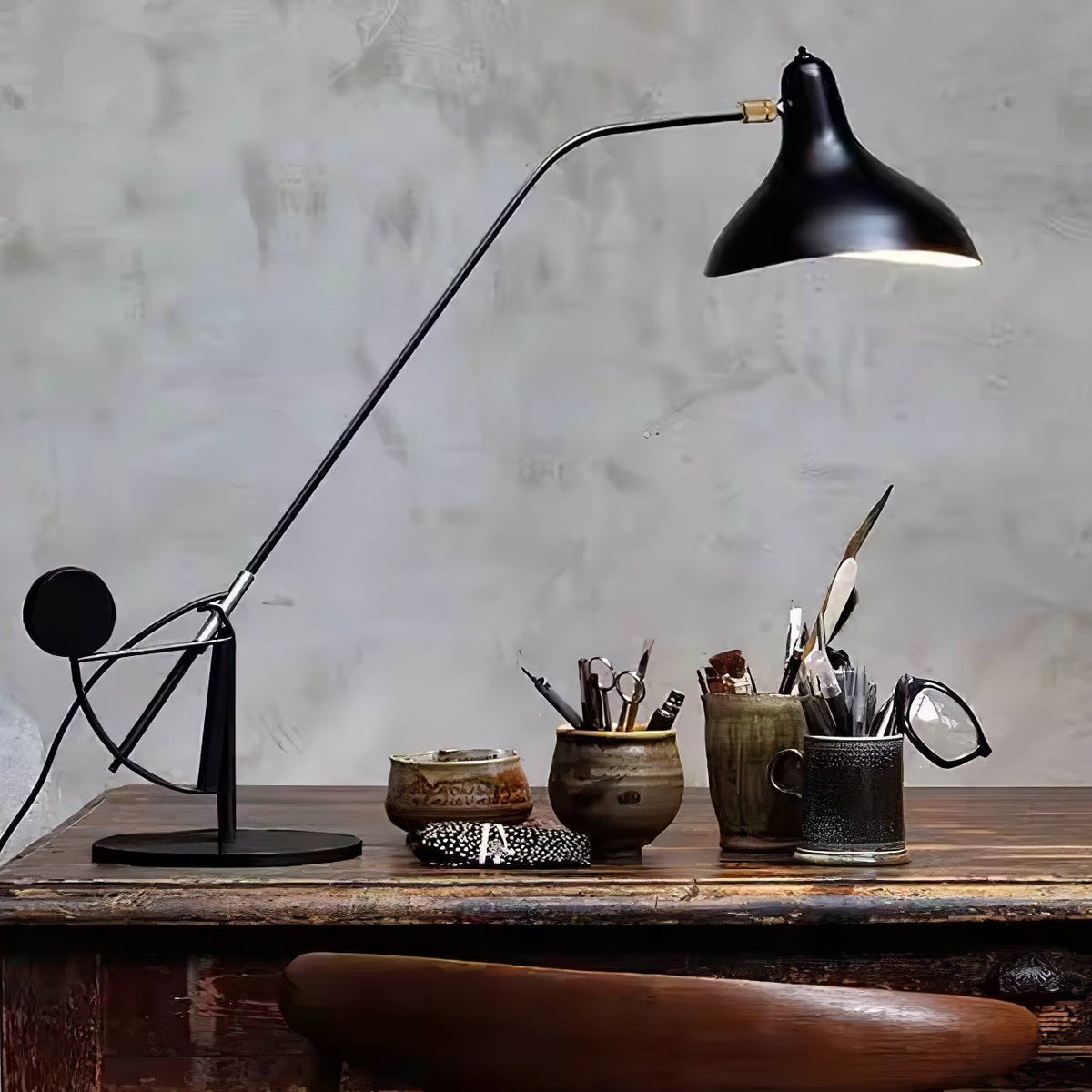 Sfera Industrial lampa stołowa