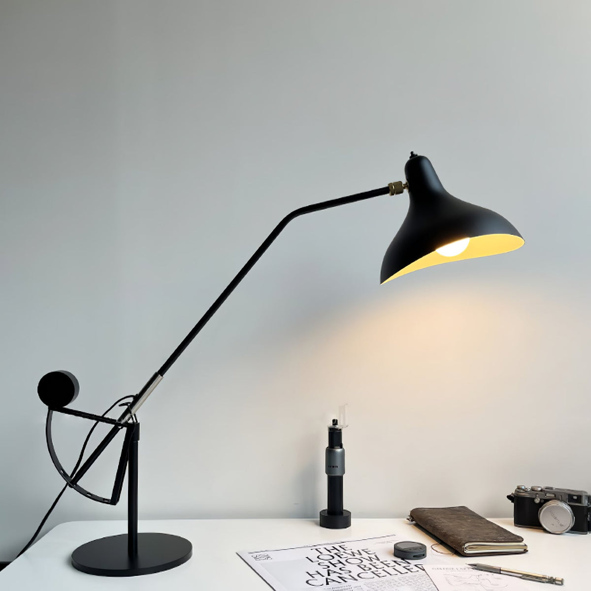 Sfera Industrial lampa stołowa