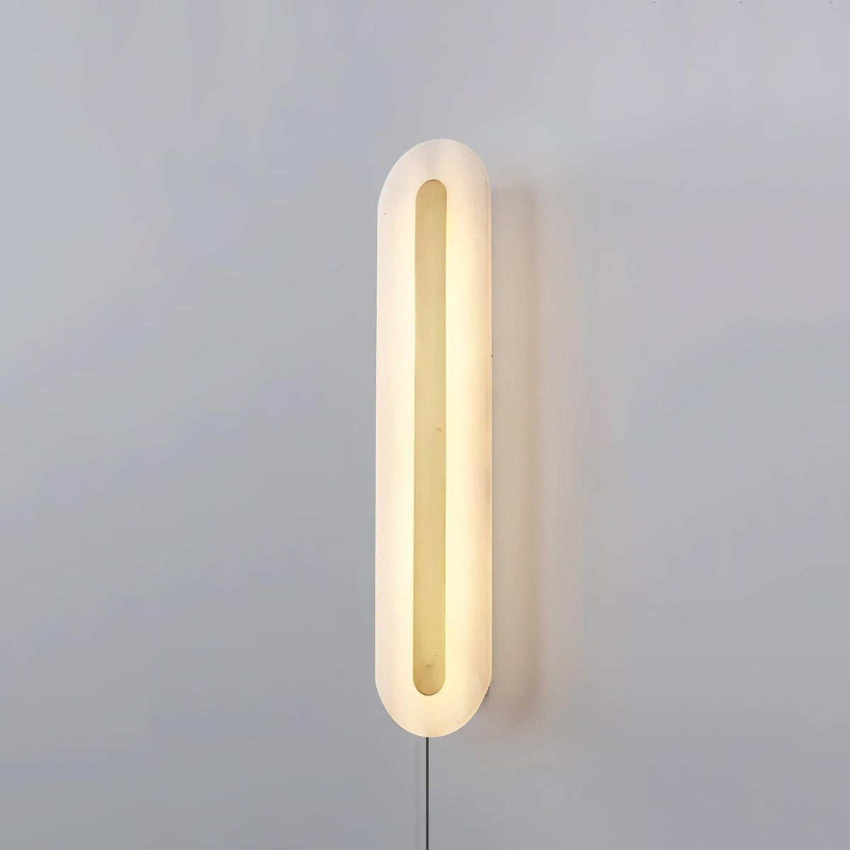 Alabaster Rounded Plug-in Kinkiet