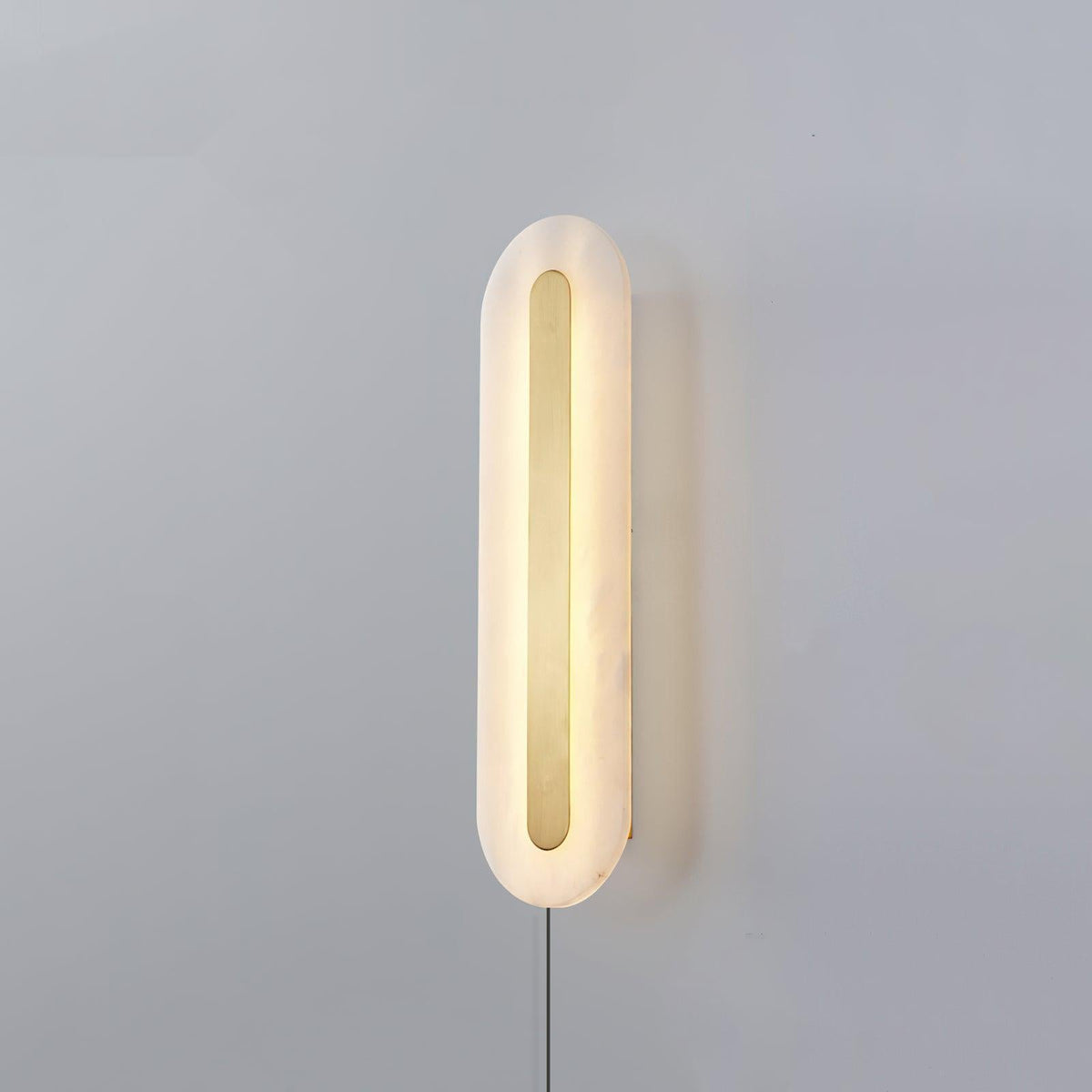 Alabaster Rounded Plug-in Kinkiet